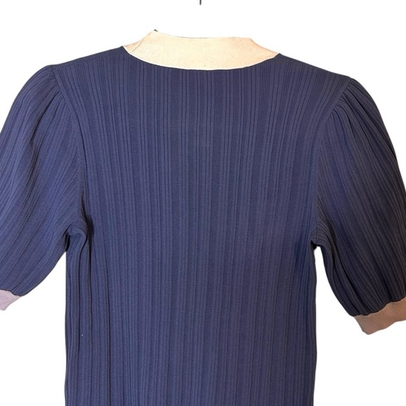 Kate Spade Colorblock Bow-neck Sweater- size Small - Picture 9 of 13